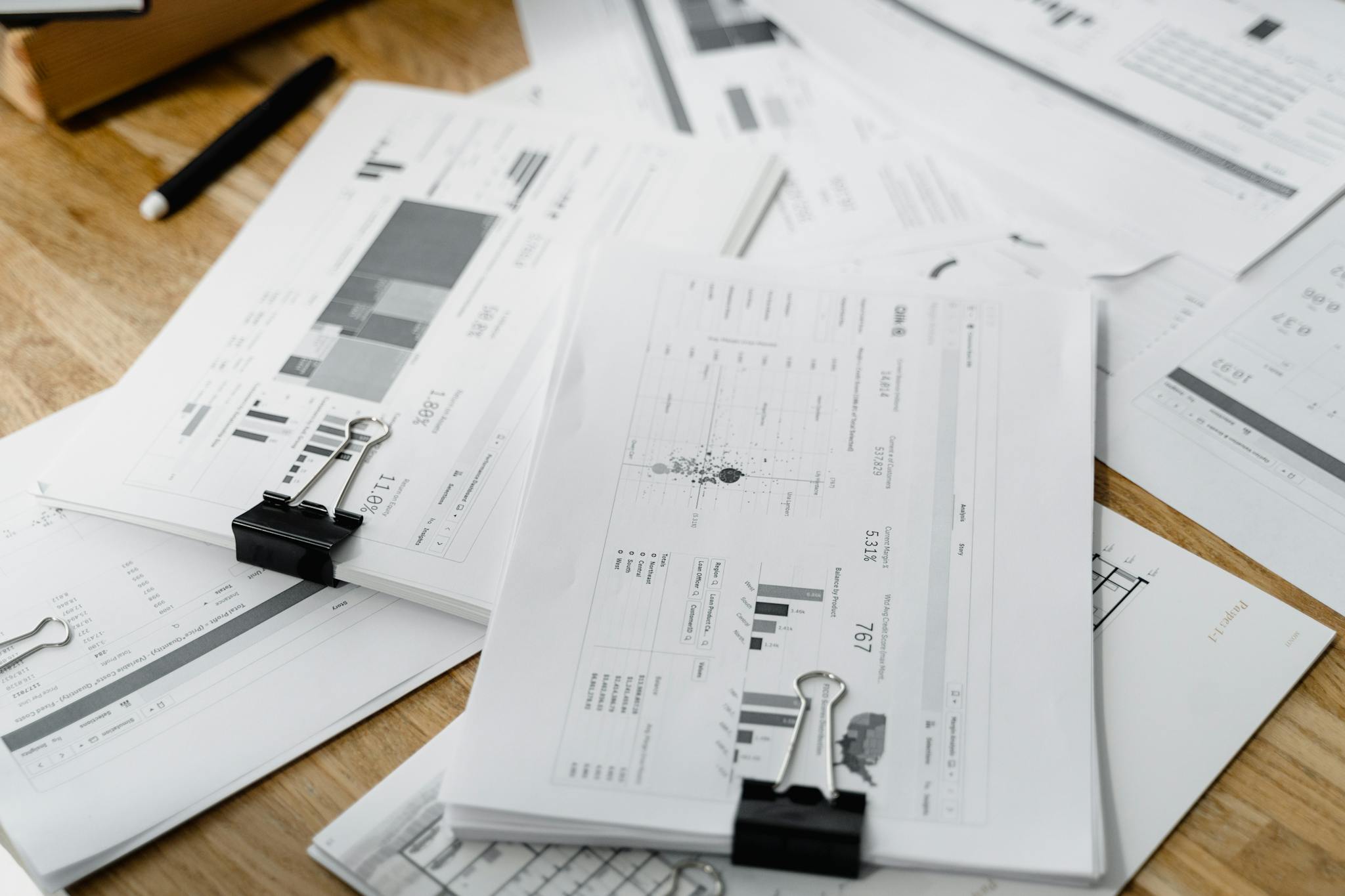 Financial reports and business planning